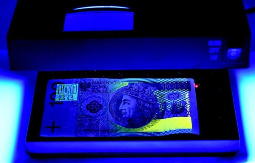 Lampa ultrafiolet TESTER UV DO BANKNOTÓW wykrywa fałszywe banknoty