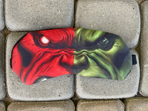 OPASKA NA OCZY MASKA DO SPANIA RELAKSU HULK MARVEL DLA DZIECI osłona oczu