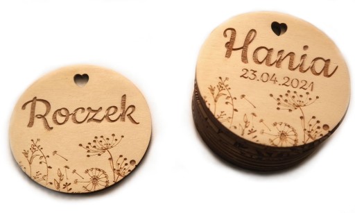 Tabliczki PIERWSZY ROK DZIECKA 13 szt śred 12 cm