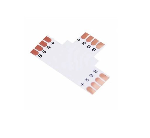 5xCONNECTOR Тройник RGB светодиодная лента SMD 5050 10мм