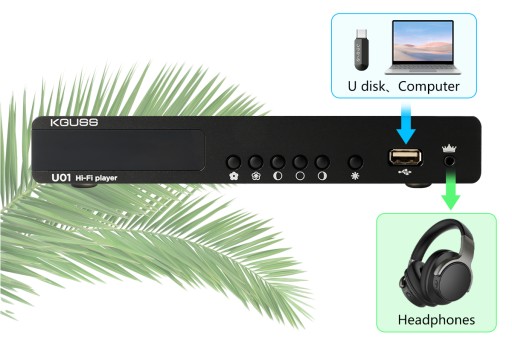 KGUSS U01 ES9038Q2M Bluetooth-декодер цифрового воспроизведения