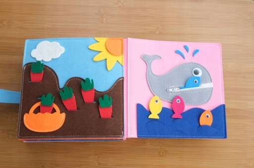 Quiet Book Książeczka Sensoryczna Montessori
