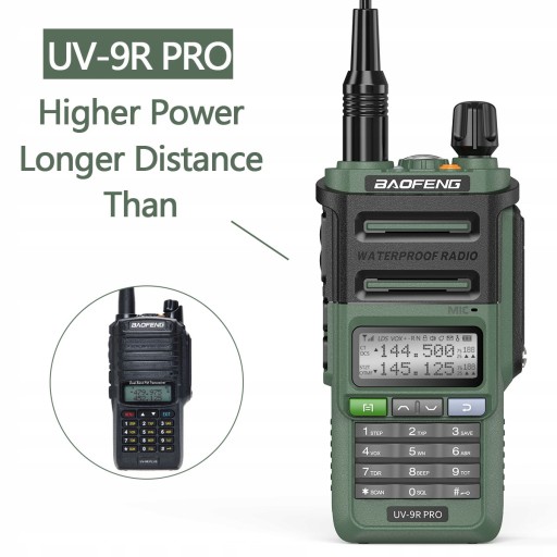 2x рации Baofeng UV-9R Pro 10 Вт, новая IP68