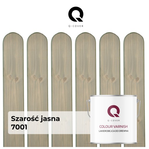 3IN1 Деревянный лак дополнительный Lazura Grey Light 7001 Semi -MATT 5L защитный
