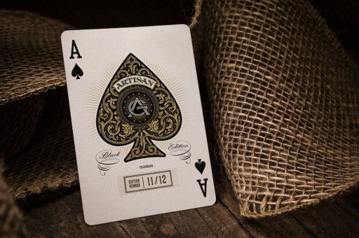 Игральные карты BLACK ARTISAN от Theory11 USPCC POKE