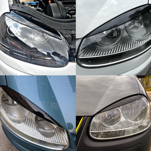УГЛЕРОДНЫЕ ФАРЫ КОРИЧНЕВЫЕ VOLKSWAGEN GOLF MK5