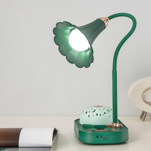 Kwiatowy przełącznik biurkowy LED Lampka nocna