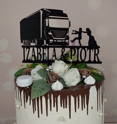 Свадебный ТОППЕР Украшение грузовика для жениха и невесты