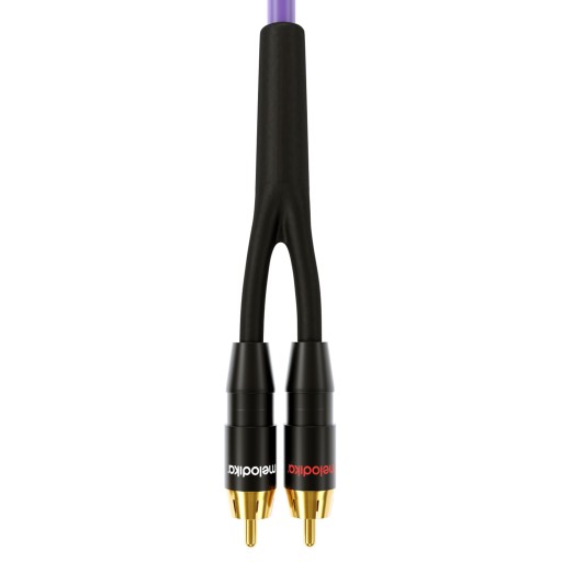 KABEL DO SUBWOOFERA TYP Y MELODIKA MDSWY70 PURPLE RAIN 1 RCA - 2 RCA 7m