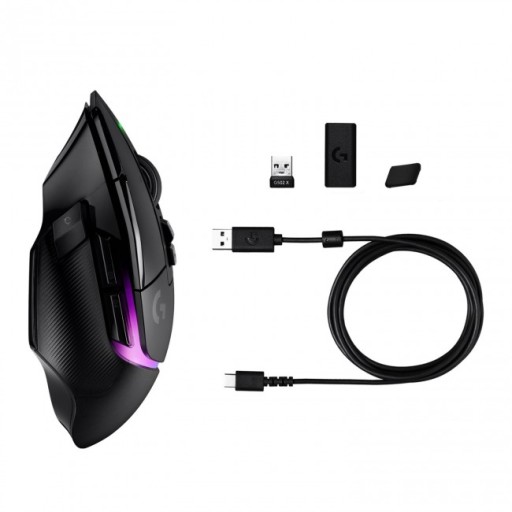 Мышь LOGITECH G502 X Plus, черная