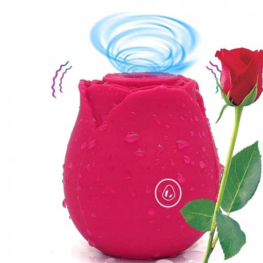 МАССАЖЕР PLEASURE ROSE, СТИМУЛЯР ДЛЯ СОСАНИЯ КЛИТОРИЗА, ВИБРАТОР - СИЛЬНЫЙ ОРГАЗМ