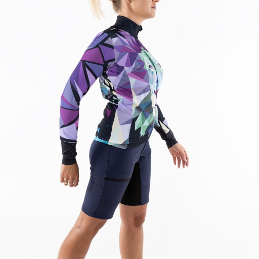 KAYMAQ PRO POY LION damska bluza rowerowa termo
