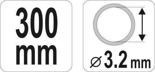 WĘŻYK DO SMAROWNICY 300 MM YATO