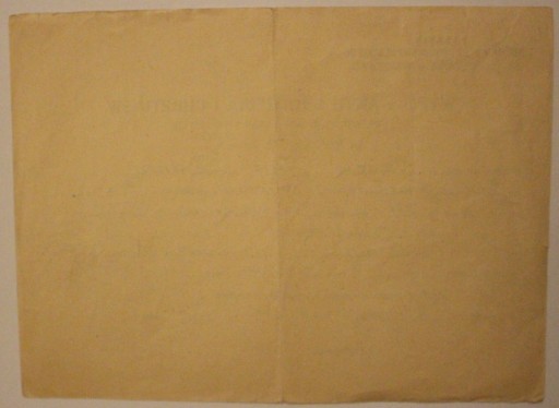 ВЫПИСКА ИЗ СВИДЕТЕЛЬСТВА О РОЖДЕНИИ И КРЕЩЕНИИ - ВАРШАВА 1943 г.