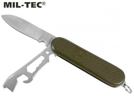 КАРМАННЫЙ НОЖ MIL-TEC OLIVE CASE MIL-TEC ESSENTIAL