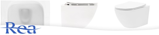 Zestaw MISA CARLO Mini Rimless Flat + BIDET CARLO Mini WHITE BIAŁY