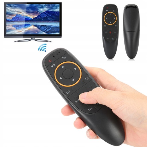 G10 Черный голосовой пульт дистанционного управления 2,4G Air Mouse