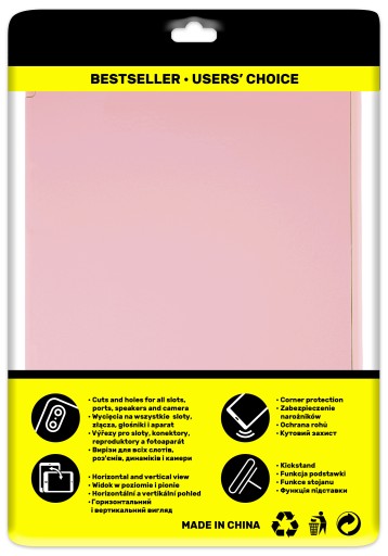 РОЗОВЫЙ КРЫШКА ДЛЯ APPLE IPAD 10,9