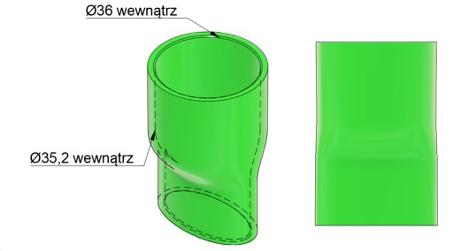 Adapter przejściówka Festo Deltex DX 93 Cleantec35