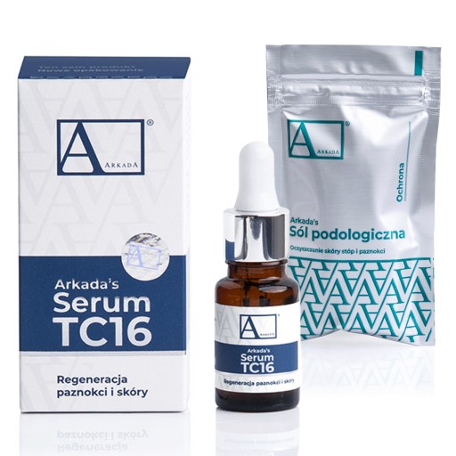 ARKADA łagodzące SERUM TC16 kolagenowe do paznokci i skóry + GRATIS PRÓBKA