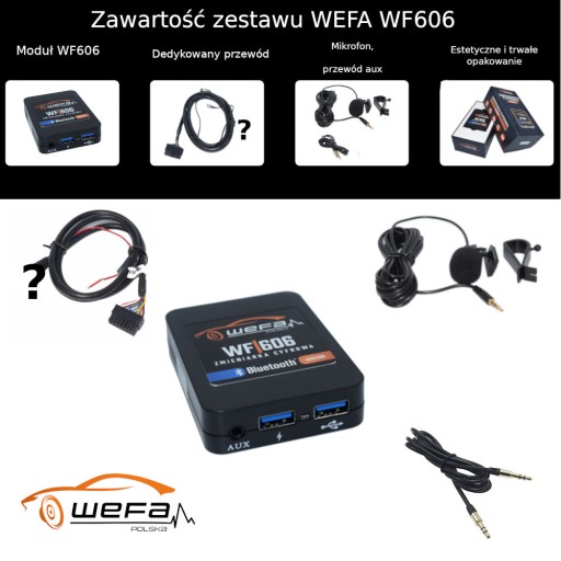 WEFA BT USB Aux в модуле MAZDA 3 6 CX7