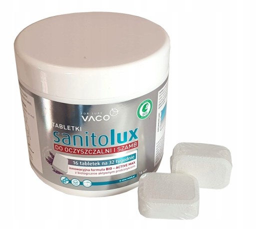 Бактерии SanitoLUX TABLETS для очистных сооружений септиков