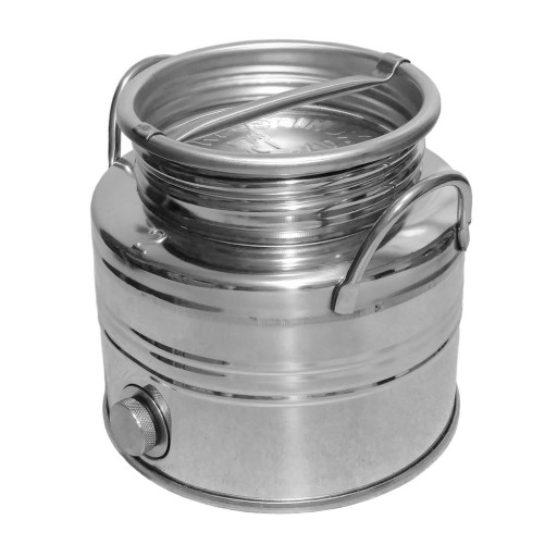 Контейнер для пузырьков inox 2l с самогоном самогона из нержавеющей стали из нержавеющей стали