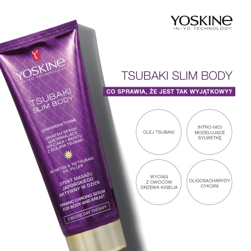 Yoskine Tsubaki Slim Krem ujędrniający do ciała