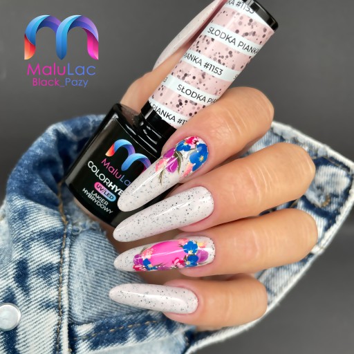 Набор для маникюра 8x гибридный лак MaluLac SWEET FOAM 5г