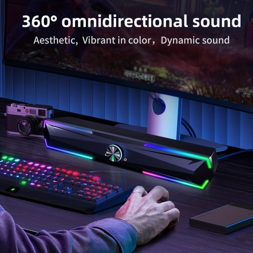 Новый сабвуфер Hi-Fi Stereo 4D Surround со светодиодной ароматической подсветкой