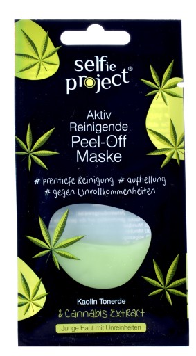 МАСКА ДЛЯ СЕЛФИ-ПРОЕКТА С ЭКСТРАКТОМ КОНОПЛИ