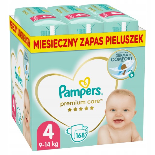 Подгузники Pampers Premium Care 4 Maxi 168 шт.