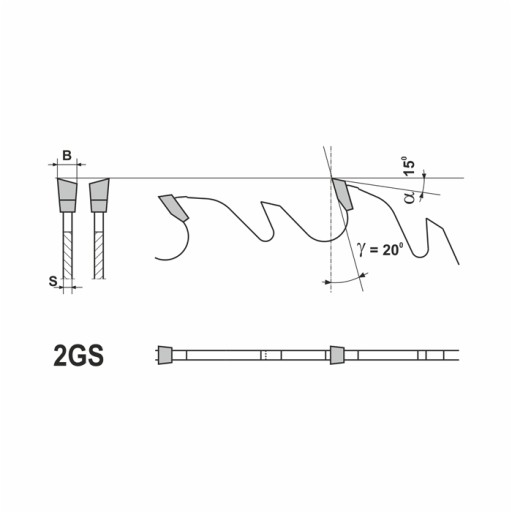 ЦИРКУЛЯРНАЯ ПИЛА ДЛЯ НЕСКОЛЬКИХ ПИЛ 315X80X3,6/2,2/18z+4GM