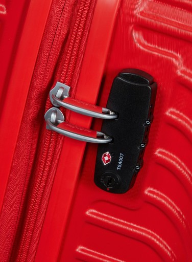 Маленький удлиненный чемодан American Tourister Mickey Clouds - классический красный