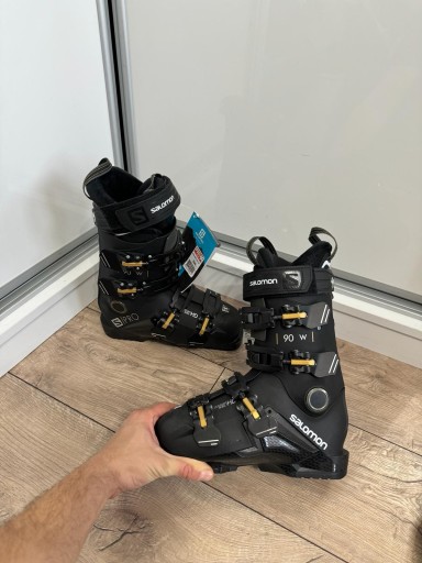 ГОРНОЛЫЖНЫЕ БОТИНКИ SALOMON S PRO 90 Вт НОВЫЕ 23–23,5 СМ 36–37