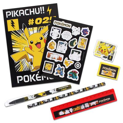 Наклейки POKEMON, ручка, карандаш, блокнот, пенал