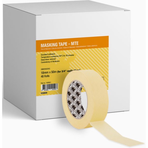 ЛЕНТА ДЛЯ МАСКИРОВАНИЯ ДЛЯ КРАСКИ INDASA MTE 36MMX50