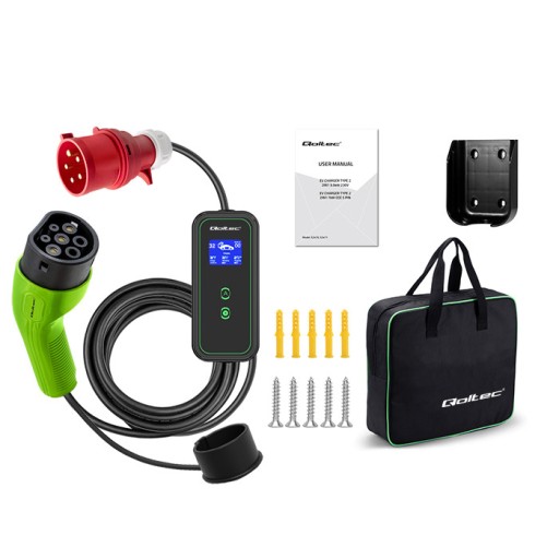 Mobilna ładowarka do samochodów EV 2 w 1 typ2 7kW 230V CEE 5 PIN