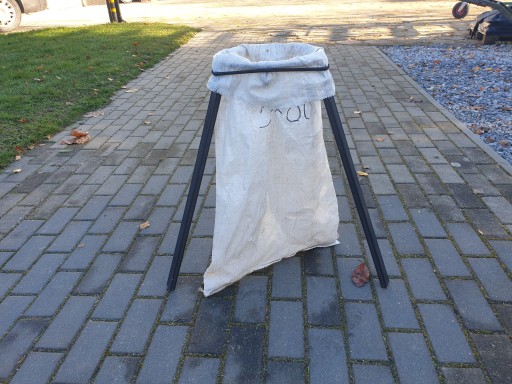 Workownica , stojak metalowy , wieszak na worki
