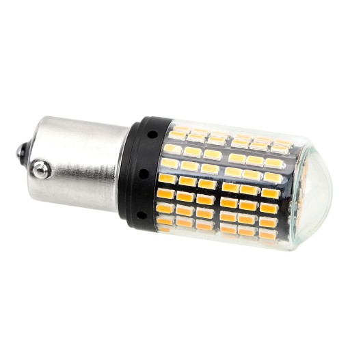 P21W LED 144 4014 BA15S R10W CANBUS ОРАНЖЕВЫЙ