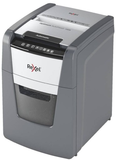 Niszczarka Rexel Optimum AutoFeed+ 100X, ścinki 4x
