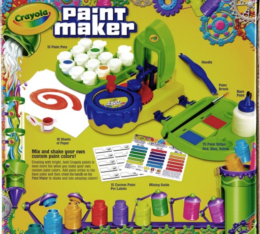 Набор Paint Maker Crayola Color смеситель акриловых красок 75 цветов