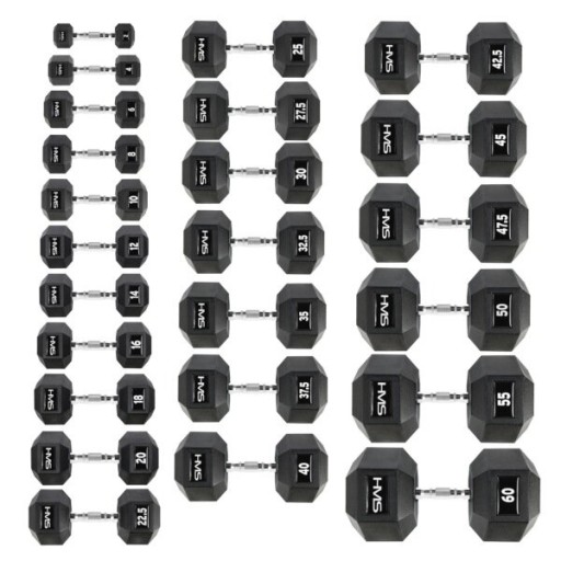 Гантель HEX PRO 12 кг HMS
