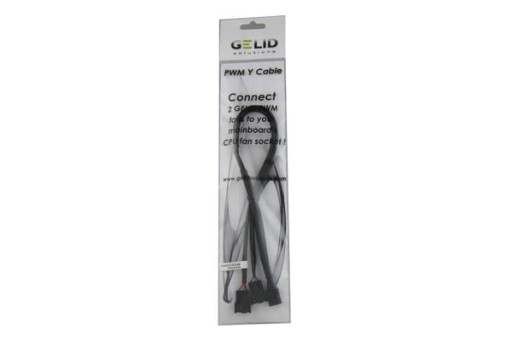 Разветвитель удлинительного кабеля Gelid 2x4pin PWM 35см