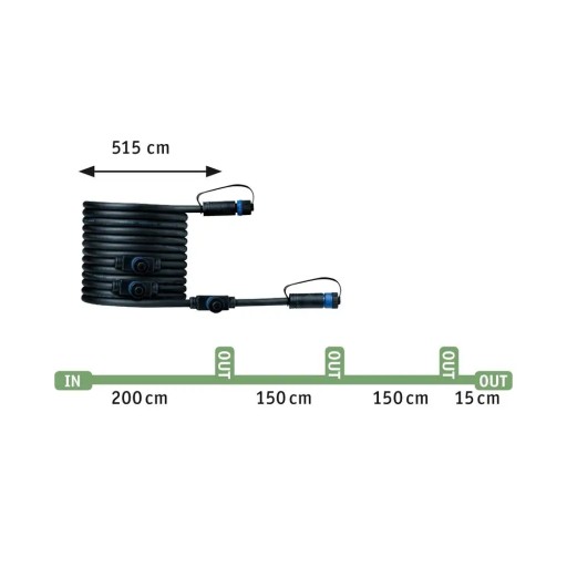 Садовый точечный светильник Paulmann Plug & Shine CLASSIC LED 5.1W 24V IP65 3000K