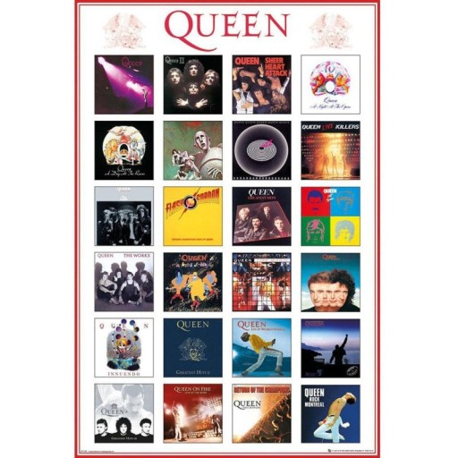 Обложки альбомов Queen Постер Фредди Меркьюри 61x91,5