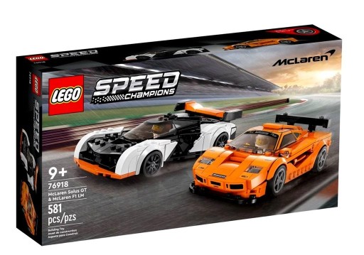 LEGO 76918 ЧЕМПИОНЫ ПО СКОРОСТИ — MCLAREN SOLUS GT И MCLAREN F1 LM