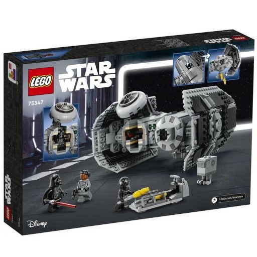 НАБОР LEGO STAR WARS 75347 TIE BOMBER + 4 ФИГУРКИ, ИДЕАЛЬНО ДЛЯ ПОДАРКА