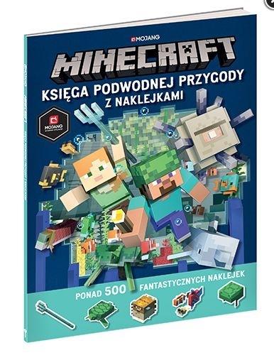 Книга подводных приключений Minecraft с наклейками