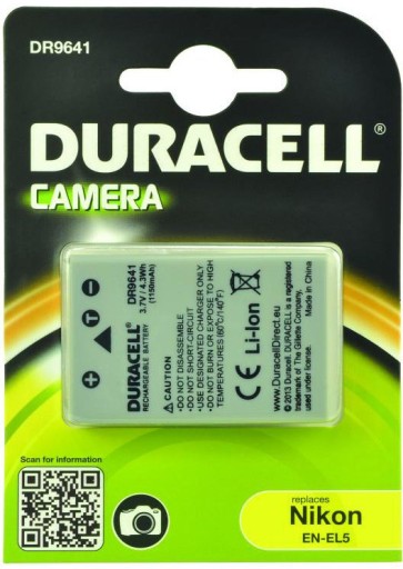 АККУМУЛЯТОР DURACELL ДЛЯ NIKON EN-EL5 Круто. 5200 5900 7900 P100 P3 P4 P500 P5000